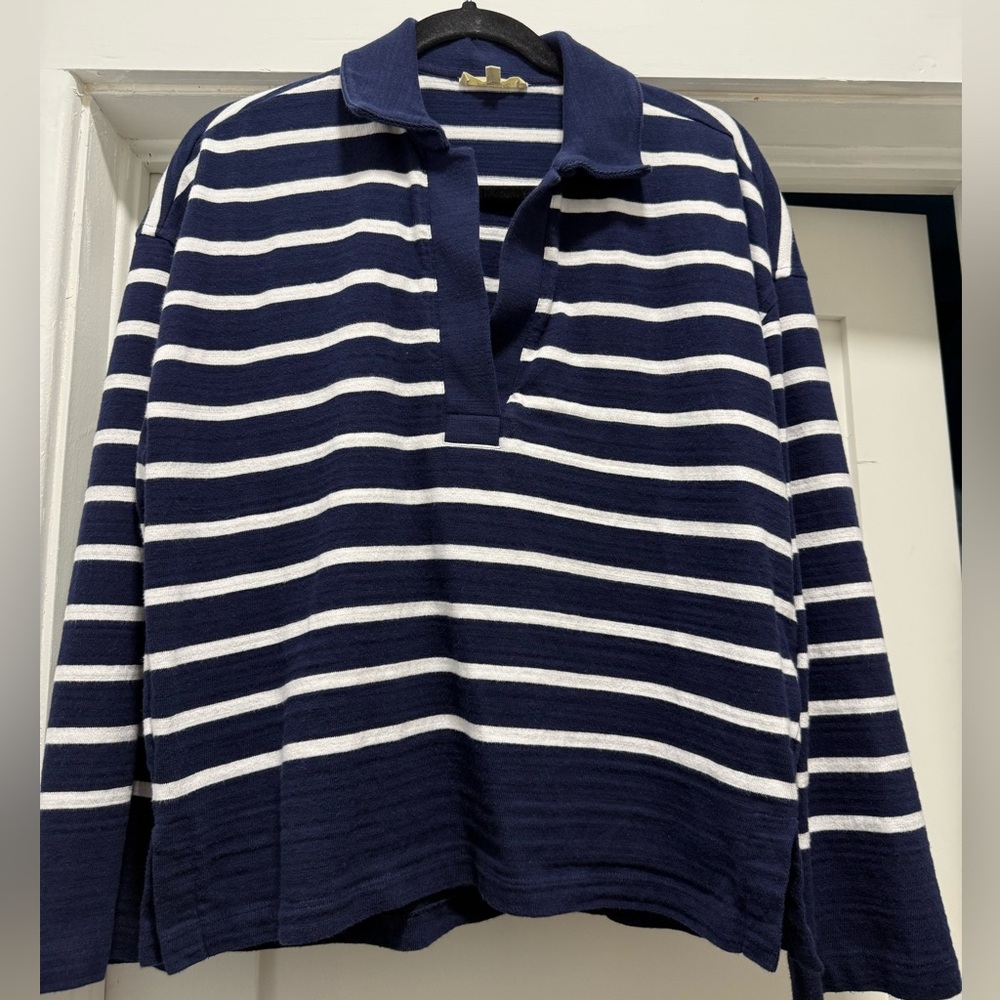 Madewell Women’s Collared sweatshirt, Size Small